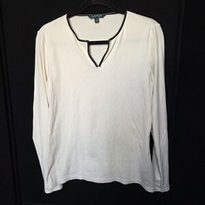 LAUREN Ralph Lauren Womens Shirt Large